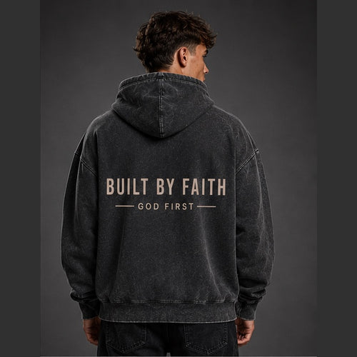 Acid wash hoodie