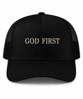 God first trucker cap
