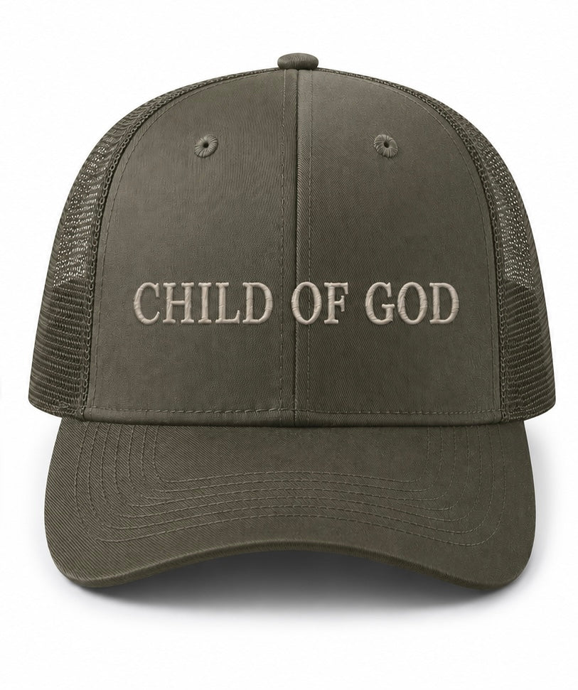 Child of god trucker cap