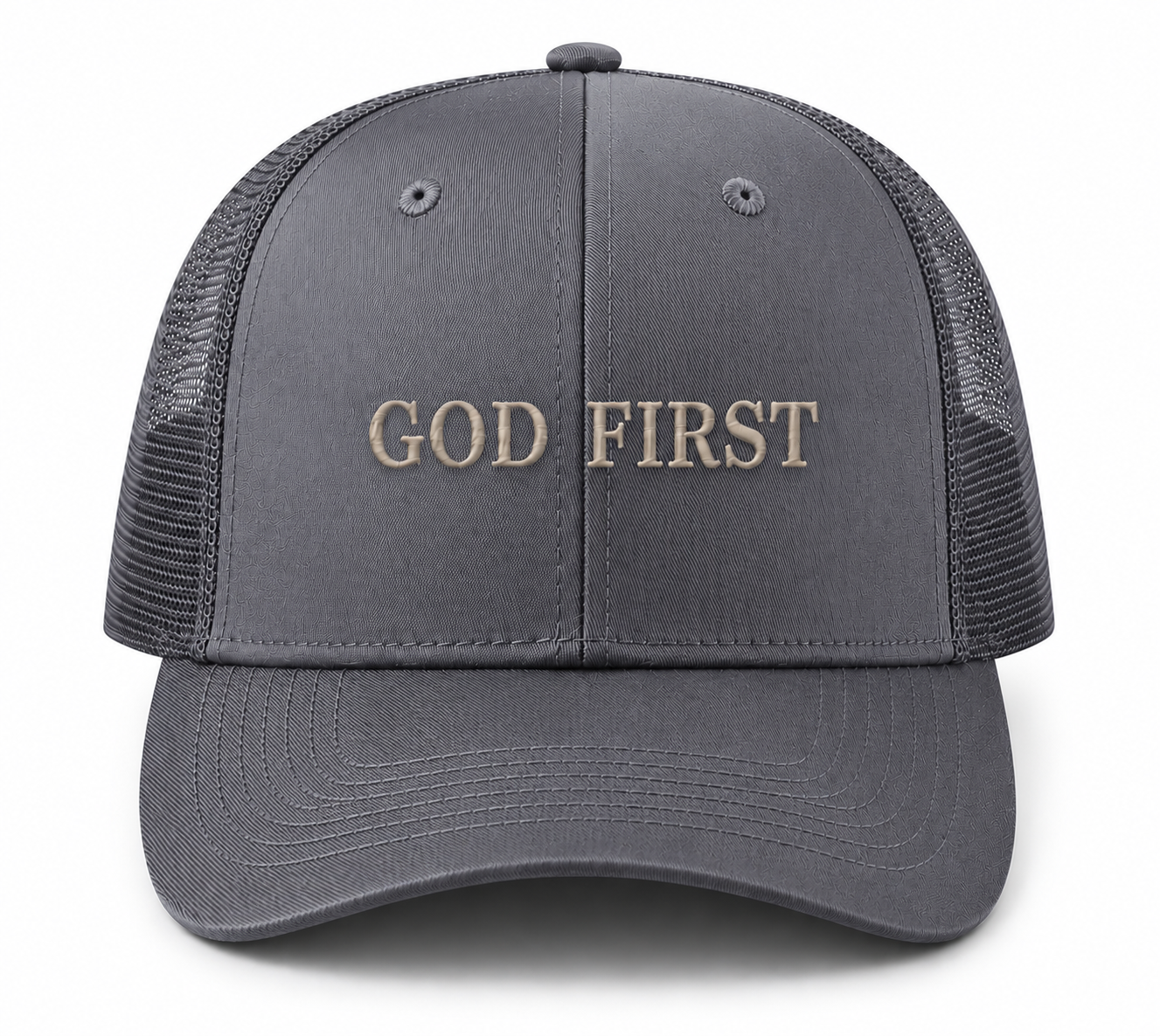 God first trucker cap