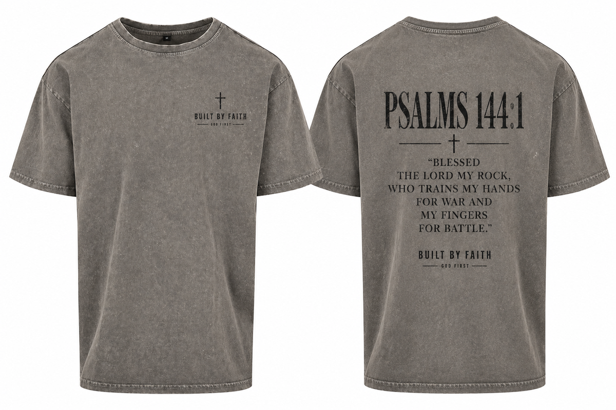Acid scripture T-shirt psalms 144:1